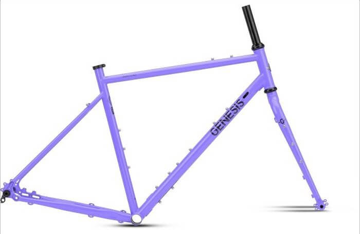 Kit cadre Genesis Croix de Fer en acier Reynolds 725 avec fourche