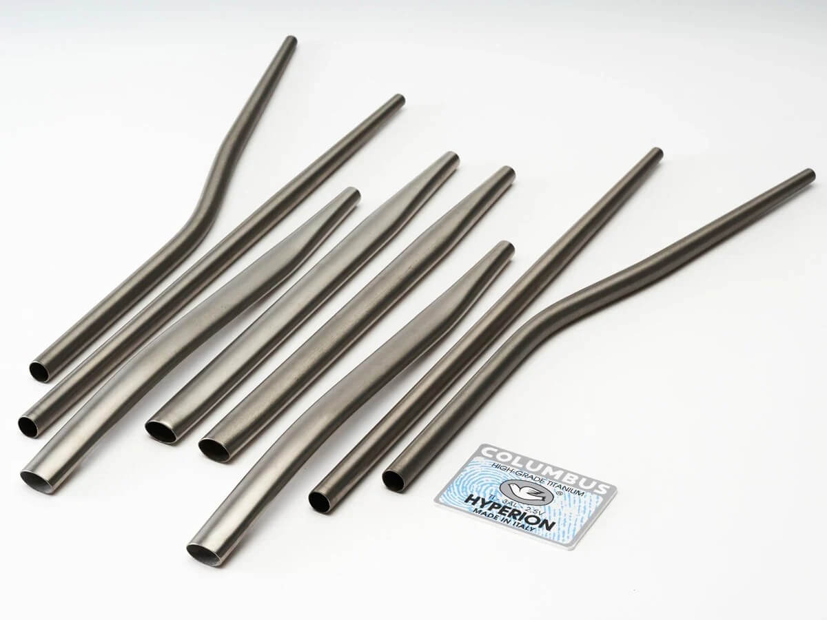 Tube titane Grade 9 3Al-2.5V sans soudure avant montage d'un cadre sur mesure